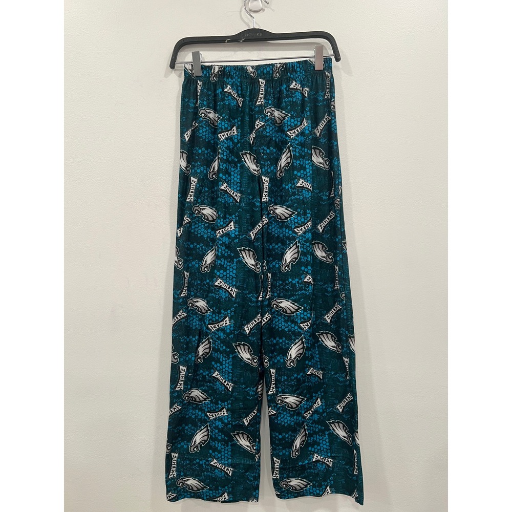 NFL Philadelphia Eagles Pajama Pants Boys Large 14/16 Green Sleepwear Loungewear